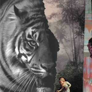 big-cat-small-cat-pink-rose-diptych-left-web